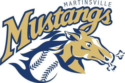 Martinsville Mustangs 2005-2012 Primary Logo iron on heat transfer